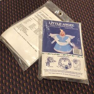 NWT Little Angel ready to paint and decorate arts and crafts doll